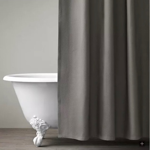 Restoration Hardware Bath Nwt Restoration Hardware Lite Brown Shower Curtain Poshmark